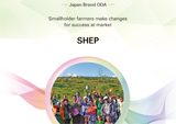 JAPAN　Brand「SHEP」<br>リーフレットびフアイル作成業務